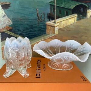 Vintage Northwood opalescent bowl set